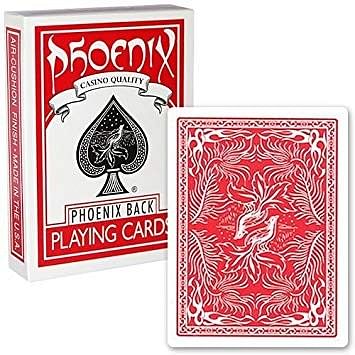 PHOENIX FULL TILT BLACK DECK OF PLAYING CARDS BY CARD-SHARK MAGIC TRICKS GAMES